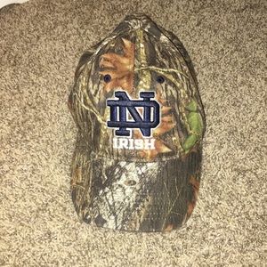 notre dame camo hat